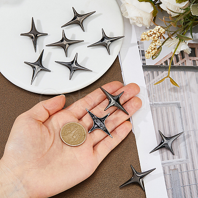 16Pcs Star Alloy Lapel Pins for Backpack Clothes JEWB-FH0002-96B-1