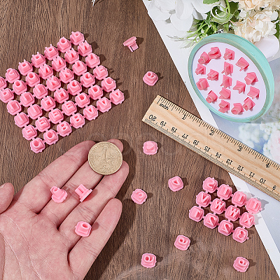 1 Bag Letter & Number PP Plastic Cookie Stamps DIY-SC0033-88-1