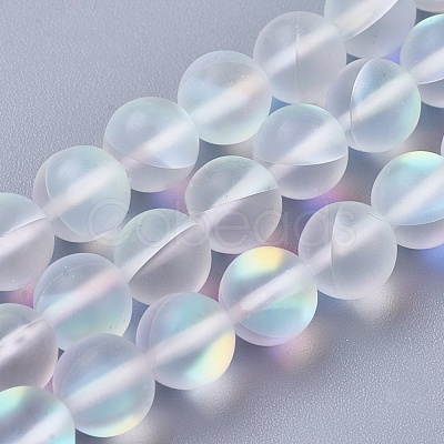 Synthetic Moonstone Beads Strands X-G-E468-G01-8mm-1