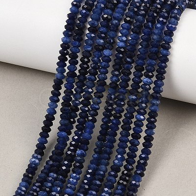 Natural Sodalite Beads Strands G-B175-A09-2x4mm-1