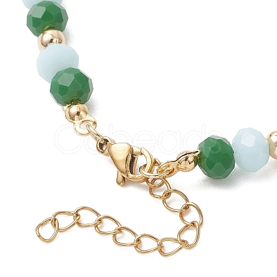 Adjustable Glass Pearl Beaded Bracelets BJEW-JB13040-1