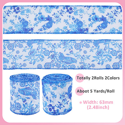 2 Rolls Polyester Ribbon OCOR-TA0003-67-1