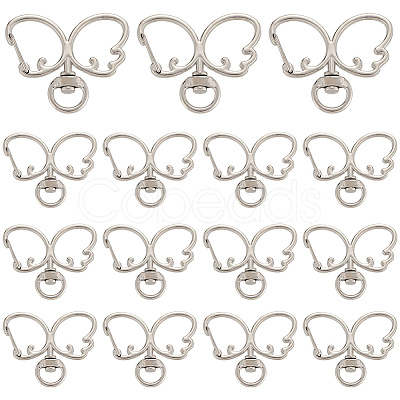 20Pcs Alloy Swivel Clasps FIND-SC0017-28P-1