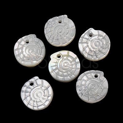 Natural White Shell Pendants SH-CBA2978-24-1