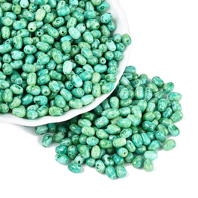 Picasso Glass Seed Beads SEED-N012-10G-1