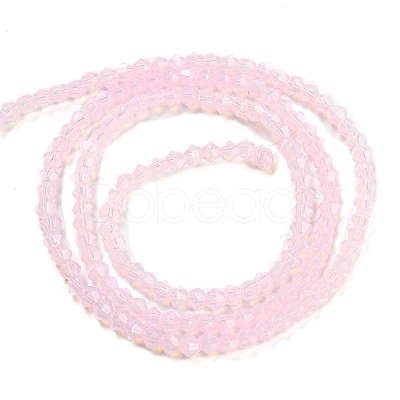 Baking Paint Transparent Glass Beads Strands DGLA-F029-J2mm-1