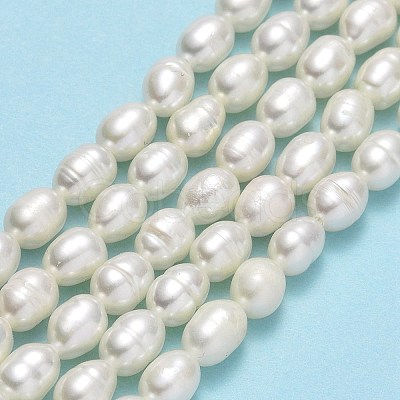 Natural Cultured Freshwater Pearl Beads Strands PEAR-J006-14C-01-1