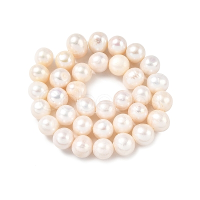 Natural Cultured Freshwater Pearl Beads Strands PEAR-I007-07U-01B-1