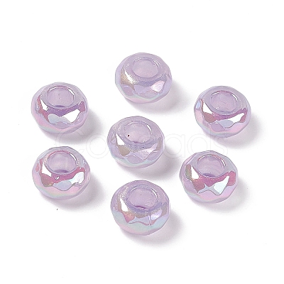 Opaque Acrylic Beads OACR-C008-03B-1