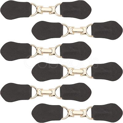 6 Sets Imitation Leather Toggle Buckle AJEW-FG0001-56-1