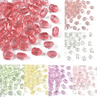 50Pcs Transparent Glass Beads GLAA-YW0004-83A-1