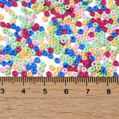 Baking Paint Glass Seed Beads SEED-P006-03A-13-1