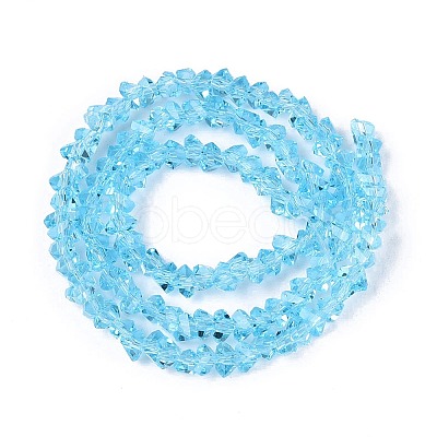 Transparent Glass Beads Strands GLAA-N018-3mm-16-1