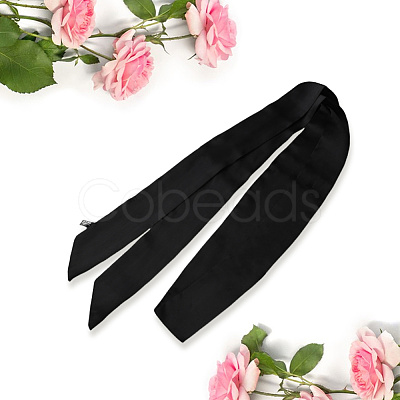 Long Polyester Silk Scarf for Women Girls AJEW-WH20042-77C-1
