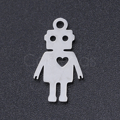 Non-Tarnish 201 Stainless Steel Laser Cut Pendants STAS-S105-T889-1-1