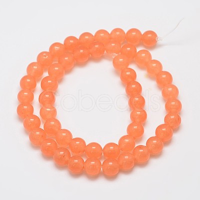 Natural & Dyed Malaysia Jade Bead Strands X-G-A146-8mm-A05-1