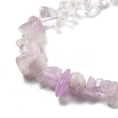 Natural Quartz Crystal & Kunzite Beads Strands G-L610-A25-01-1