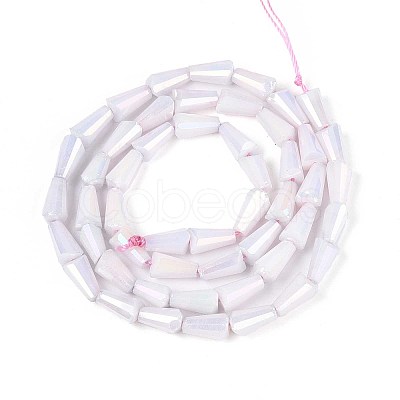 Anti-Tarnish Electroplate Glass Beads Strands GLAA-T025-27E-1