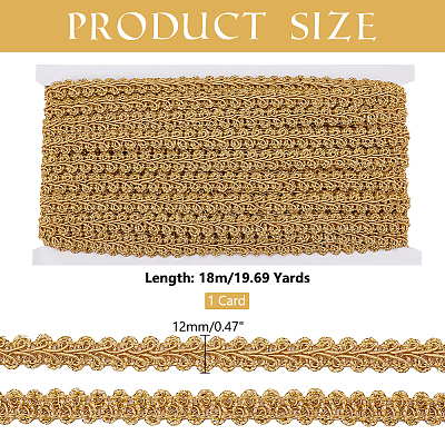 Polyester Centipede Lace Ribbon OCOR-WH0088-43B-03-1