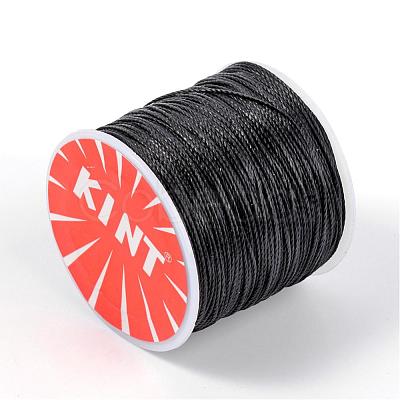 Round Waxed Polyester Cords YC-K002-0.6mm-20-1