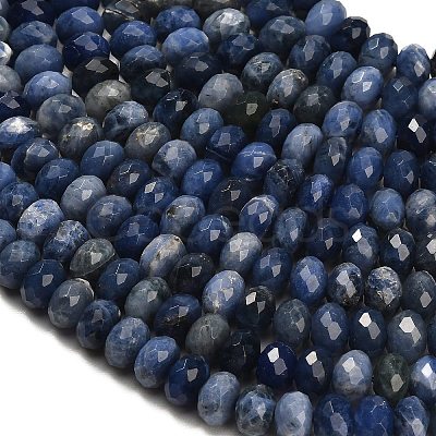 Natural Sodalite Beads Strands G-C280-A01-02-1