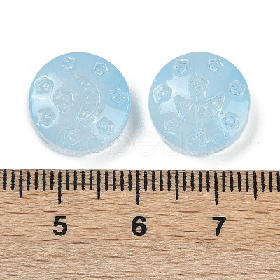 Transparent Glass Beads DGLA-E004-09A-1