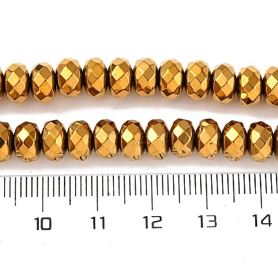 Electroplate Non-magnetic Synthetic Hematite Beads Strands G-J160-E-02-1