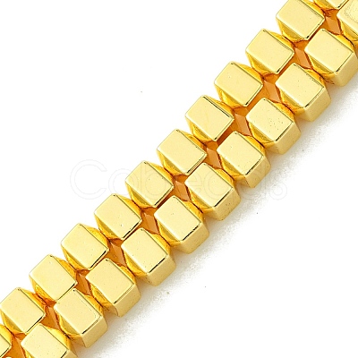 Electroplated Synthetic Non-Magnetic Hematite Beads Strands G-H020-I01-02-1