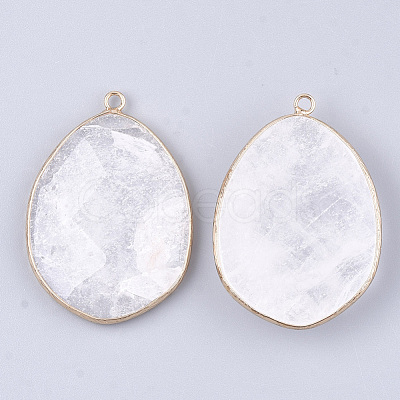 Natural Quartz Crystal Pendants X-G-S344-52-1