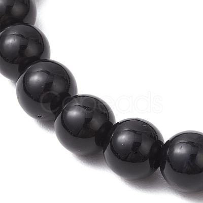 2Pcs Halloween Alloy Enamel Charm Bracelets BJEW-JB12011-1
