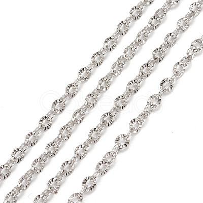 Tarnish Resistant 304 Stainless Steel Cable Chains CHS-N002-02A-P-1