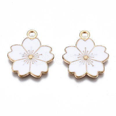 Alloy Enamel Pendants X-ENAM-S121-115N-1