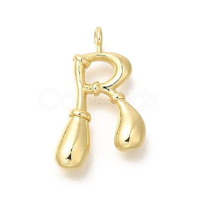 Rack Plating Brass Pendants KK-I722-08G-R-1