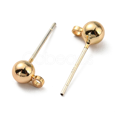 Brass Stud Earring Findings FIND-R144-13B-G14-1