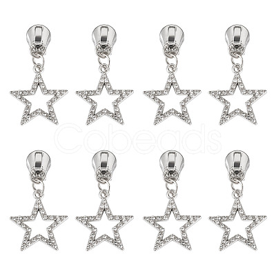 20Pcs Alloy Zipper Puller HJEW-TAC0161-1