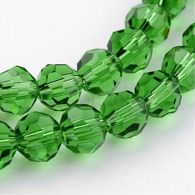 Transparent Glass Bead Strands GLAA-G013-8mm-54-1