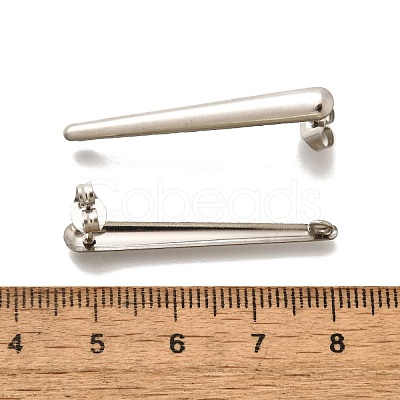 304 Stainless Steel Stud Earrings Findings STAS-D310-09P-02-1