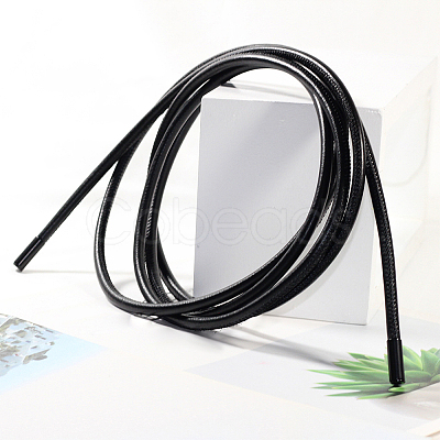 Round PU Leather Cord Tie Knot Belts for Dress DIY-WH20007-802B-02-1