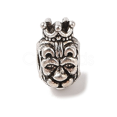 Tibetan Style Alloy European Beads TIBE-Q090-71AS-1