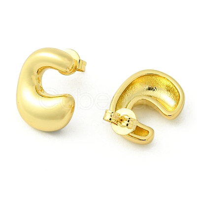 Rack Plating Brass Earrings EJEW-S222-01G-C-1