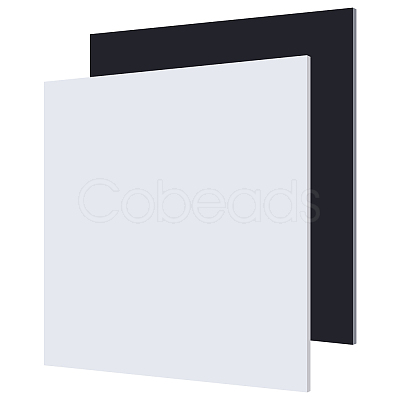 2 Sheets 2 Colors HDPE Plastic Sheets DIY-OC0014-43A-1