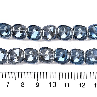 Electroplate Glass Beads Strands EGLA-N012-07U-1
