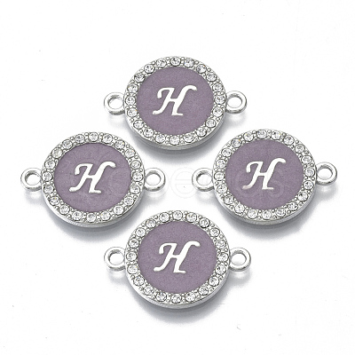 Alloy Enamel Links Connectors ENAM-TAC0003-01S-01H-1
