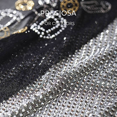 Preciosa® Crystal Hotfix Flatback Stones Y-PRC-HSS10-50230-1