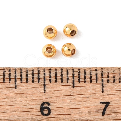 Brass Beads KK-C157-01A-G-1