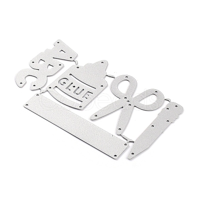 Study Supplies Carbon Steel Cutting Dies Stencils DIY-P076-50-1