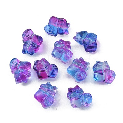 Transparent Glass Beads GLAA-TAC0015-01E-1