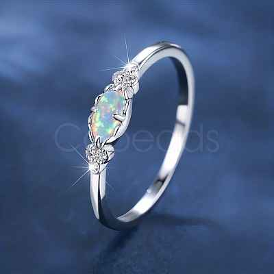 Alloy Rhinestone Plain Band Rings PW-WG1313D-01-1