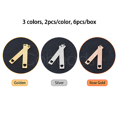 201 Stainless Steel Pendants STAS-UN0009-85-1