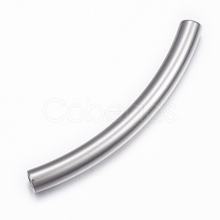 Tarnish Resistant 304 Stainless Steel Tube Beads STAS-G137-40P-1